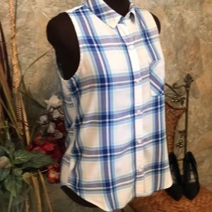 Authentic American Button shirt top blouse tunic